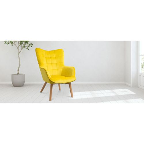 FOTEL GRELLA MUSTARD na Arena.pl