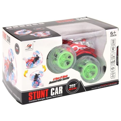 Zdalnie Sterowany Samochód Kaskaderski - czerwony na Arena.pl