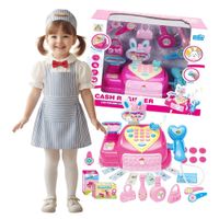 Kasa sklepowa Interaktywna waga skaner dźwięk światło PREZENT Dziewczynki