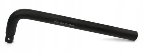 Pokrętło klucz fajkowy do kół typ L 1'' cal 500mm CZARNE KUTE MOCNE ORG.BJC na Arena.pl