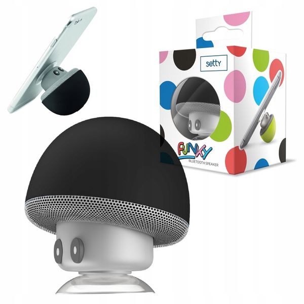 Setty głośnik Bluetooth Grzybek czarny zdjęcie 6