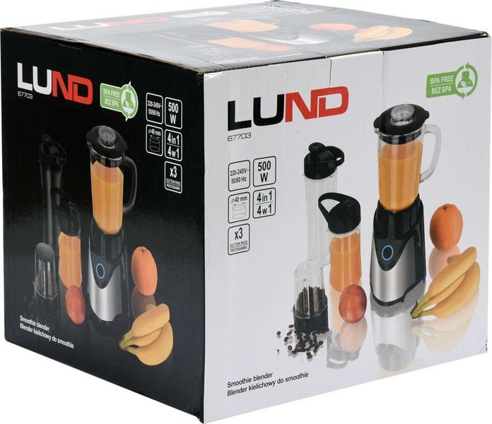 BLENDER KIELICHOWY DO SMOOTHIE 500W - W-67703 zdjęcie 7