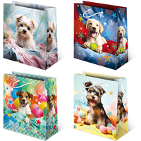 torebki 10szt. ozdobne  20 x 24 x 11 cm  t-8l set 149 pieski