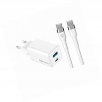 Szybka ładowarka GaN 45W 2 wejścia USB i USB-C z kablem do Xiaomi 12 Pro