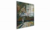 OBRAZ NA SZKLE KWADRATOWY 30x30cm  004 Baletnica