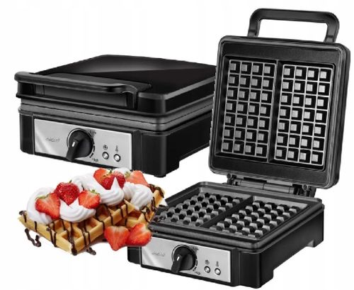 Gofrownica MPM BGO-02 1400 W czarny 2 gofry na Arena.pl