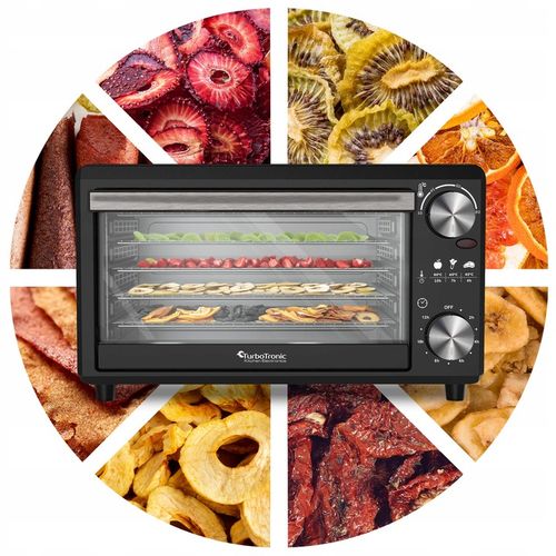 SUSZARKA SPOŻYWCZA DO GRZYBÓW OWOCÓW DEHYDRATOR 14L 5 SZT BPA FREE na Arena.pl