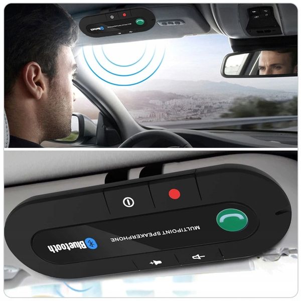 ZESTAW GŁOŚNOMÓWIĄCY BLUETOOTH DO SAMOCHODU V 4.0 4.1 zdjęcie 3