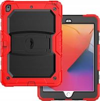 Etui do iPad 9/8/7 10.2" z Podstawką i Miejscem na Rysik Czerwone