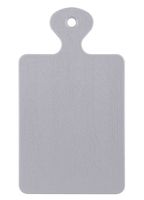 Deska do krojenia plastikowa z rączką MOLLY 30x17 cm tworzywo szary jasny