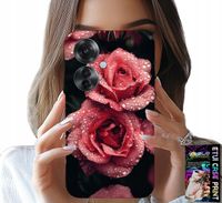 ETUI DO OPPO RENO11 F 5G - PIĘKNE RÓŻOWE RÓŻE, KWIECISTE WZORY, CASE