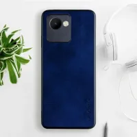 Etui AIORIA LEATHER do Realme C30 / Realme Narzo 50i Prime niebieski