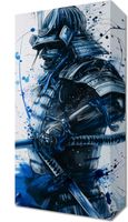 Obraz 20x40cm Samuraj w Błękicie
