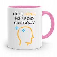 Kubek Różowy Dla Fryzjera Gole Lepiej Niż Urząd Z Nadrukiem Ze Zdjęciem