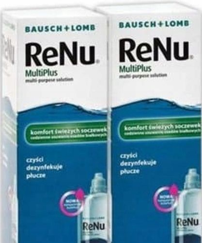 Zestaw Płynów do soczewek ReNu MultiPlus 2 x 360 ml Bausch&Lomb na Arena.pl