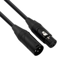 Kabel przewód mikrofonowy XLR XLR 8 m 0,23mm czarny Red's Music MC1180BX