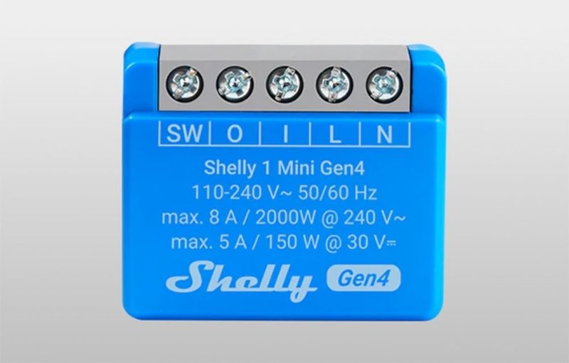 Sterownik Shelly 1MiniGen4 WiFi zdjęcie 7