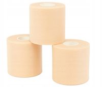 3× TAŚMA sportowa PIŁKARSKA do ochraniaczy GETR Pianka 6 cm dł. 20m