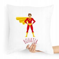 Poduszka Prezent Dla Dzieci Syna Super Bohater Z Nadrukiem Ze Zdjęciem
