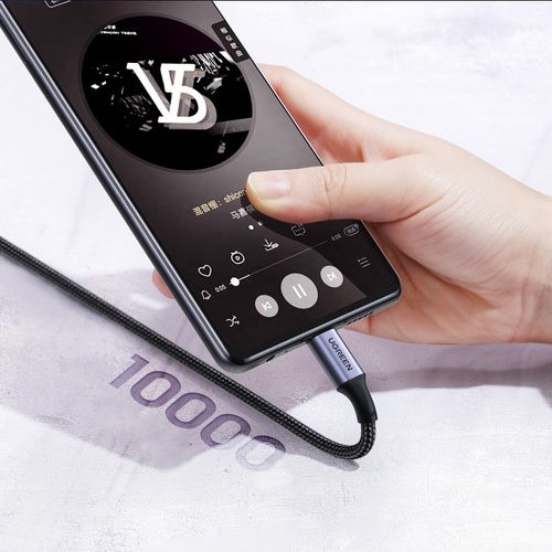 Kabel przewód kątowy USB-C PD QC 100W 5A 1m czarny na Arena.pl