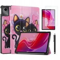 ETUI GRAFICZNE + SZKŁO HARTOWANE + RYSIK do LENOVO TAB M11 10,95"