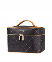 Kosmetyczka Damska Podróżna Na Prezent Duża PUCCINI Brązowa QLXP0039 2