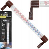 Termometr zaokienny Keltin K00410B brązowy 205x17mm