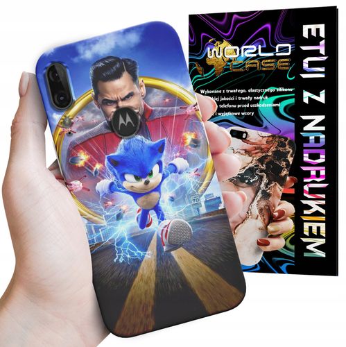 ETUI CASE DO MOTOROLA E6 PLUS - SONIC SONIK WZORY Z BAJEK MARIO PLECKI na Arena.pl
