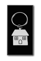 Brelok do kluczy Dom UPOMINKARNIA Srebrny 2 szt