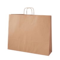 torba papierowa 25szt. skr. rączka szara 54x14x44cm