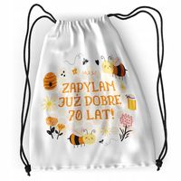 Plecak Urodziny 70 70Te Sportowy Szkolny Worek Z Nadrukiem Ze Zdjęciem