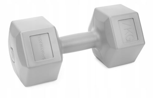 HANTLE 2x7kg hantelki CIĘŻARKI ZESTAW HANTLI BITUMICZNE do ćwiczeń 14kg na Arena.pl