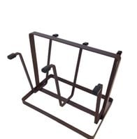 Stojak do suszenia szklanek metalowy Czarny