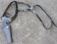 Kabura z szelkami do Rewolweru 5,5" Garbacz czarna