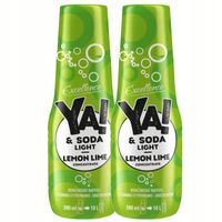 2 x 2X SYROP LEMON LIME YA SODA DO SATURATORA WODY GAZOWANEJ 500ML BEZ CUKR