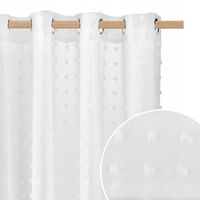 Firany gotowe do salonu Firanki na przelotkach 140x230 Casablanca białe