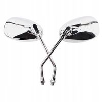 LUSTERKA DO MOTOCYKLA MOTOCYKLOWE M10 SKUTERA QUADA Chrom Chopper Bobber