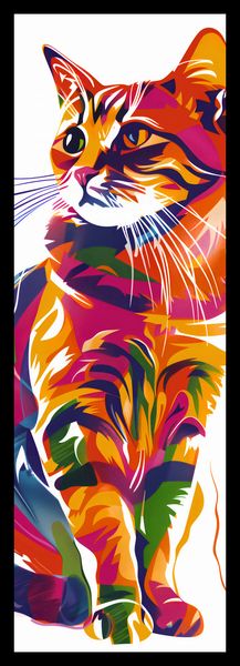 Plakat 30,5x91,5cm Nasycony Kot zdjęcie 2