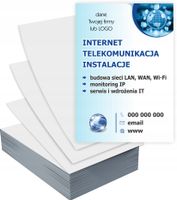 Ulotki A4 reklamowe firmowe TELEKOMUNIKACJA GOTOWY PROJEKT GRATIS 100 szt