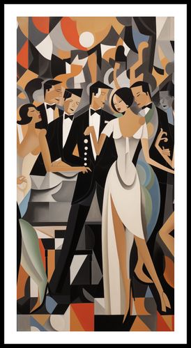 Plakat 50x100cm Bal w Art Deco na Arena.pl