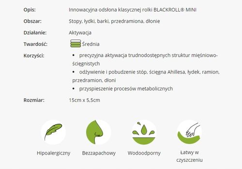 Roller wałek do masażu Blackroll Mini FloW na Arena.pl