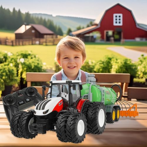 ZDALNIE STEROWANY TRAKTOR XXL CIĄGNIK ROLNICZY PILOT R/C CYSTERNA NA WODĘ na Arena.pl