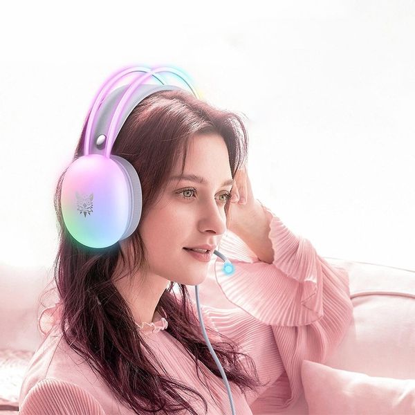 ONIKUMA X25 SŁUCHAWKI GAMINGOWE NAUSZNE PRZEWODOWE Z MIKROFONEM DO PC RGB zdjęcie 6