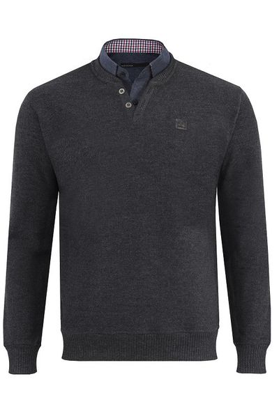 Sweter męski antracyt Odys Rozmiar - L zdjęcie 2