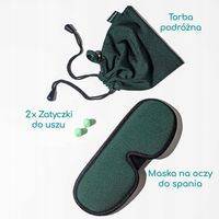 OPASKA NA OCZY DO SPANIA MASKA 3D BLOKADA ŚWIATŁA OPASKA DO SPANIA NA OCZY