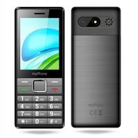 Telefon komórkowy myPhone 7340 LTE Bluetooth Dual SIM Czarno-srebrny