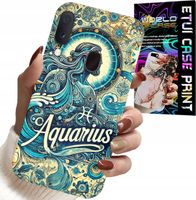 ETUI DO SAMSUNG GALAXY A40 - ZNAK ZODIAKU, WODNIK, ASTRONOMIA PLECKI