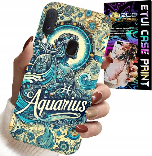 ETUI DO SAMSUNG GALAXY A40 - ZNAK ZODIAKU, WODNIK, ASTRONOMIA PLECKI na Arena.pl