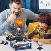 OBROTOWE KLOCKI PLANETARIUM UKŁADU SŁONECZNEGO ZABAWKI EDUKACYJNE
