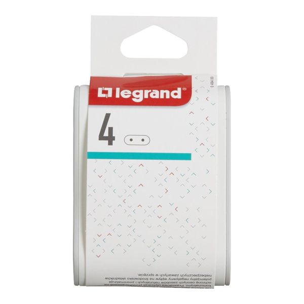 Rozgałęźnik płaski 4X2P-B/S Legrand 049400 zdjęcie 4
